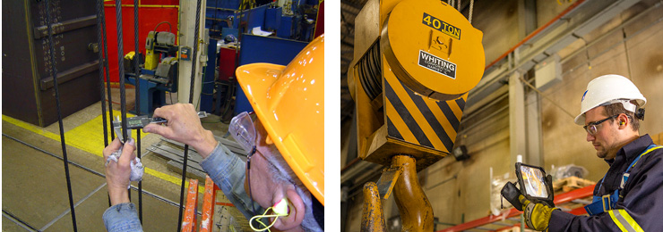 safety management of overhead traveling crane