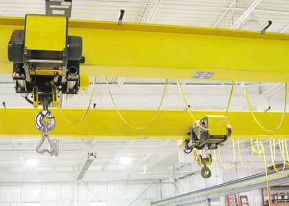 top running overhead crane