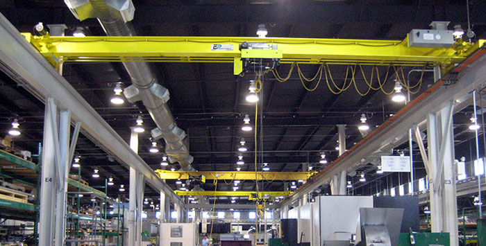 top running overhead crane